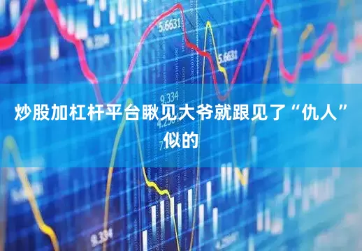 炒股加杠杆平台瞅见大爷就跟见了“仇人”似的